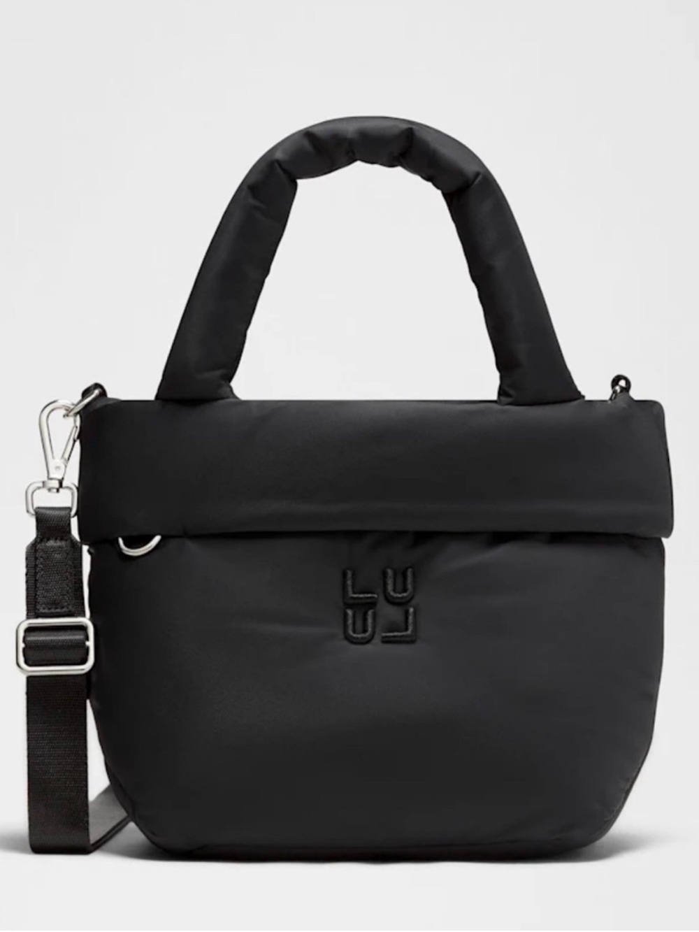 NWT Lululemon Puffy On My Level Small Tote Black